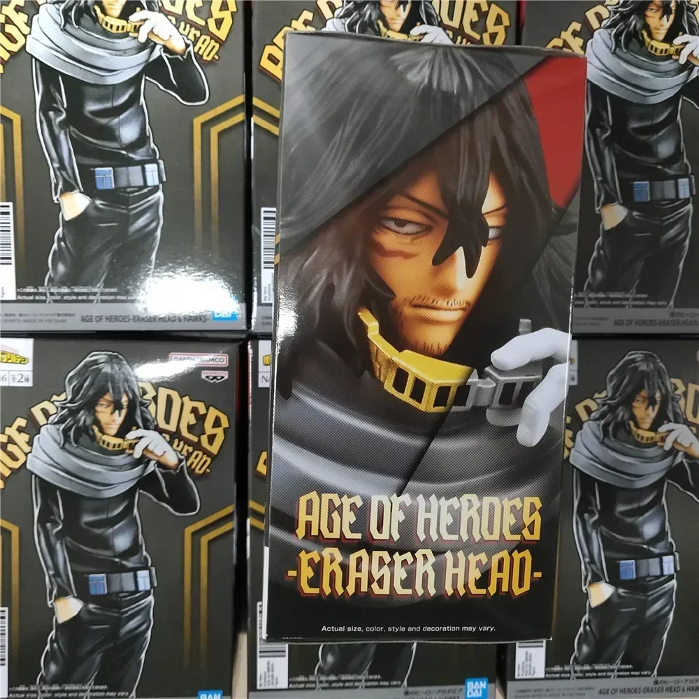 Anime Original  Bandai My Hero Academia Aizawa Shouta PVC Action Figures Collect Ornaments Figure Model Toys Birthday Gift