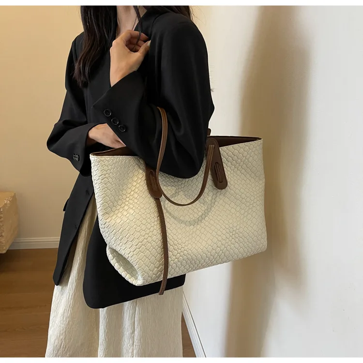 Luxury Brand Designer Big Capacity Tote Shouler Bags for Women Handbags Purses 2024 New Vintage Ladies shopping travel Bags