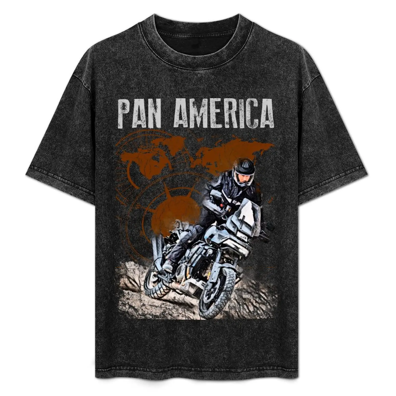 

Pan America 1250 Motorcycle Big Trail 2022 T-Shirt baggy shirts anime tshirt customs design your own slim fit t shirts for men