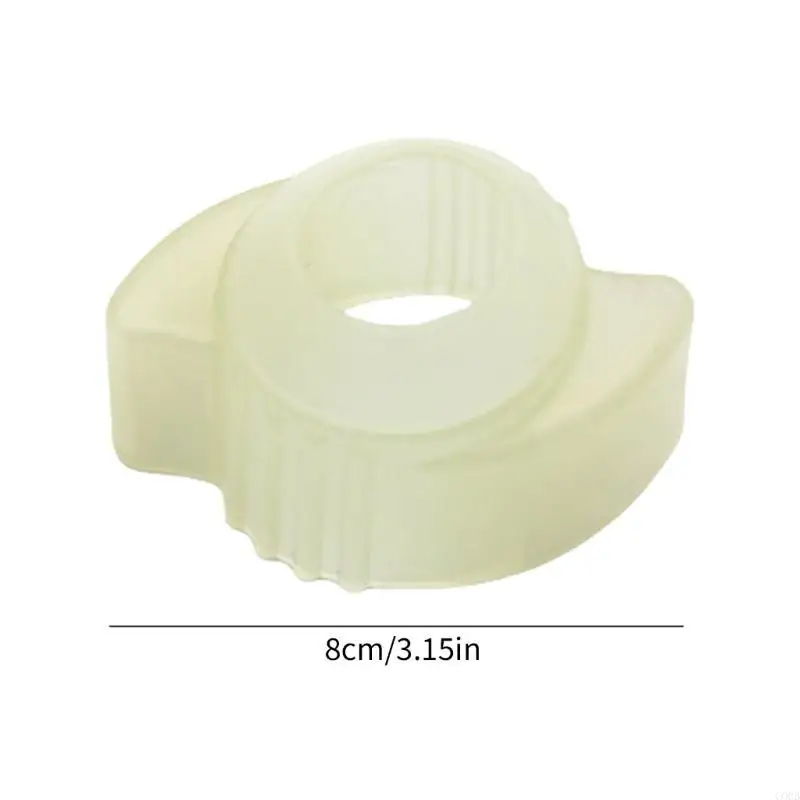 غطاء حماية لمقبض الباب من السيليكون الناعم من CORB يتوهج في الظلام من أجل سلامة المنزل