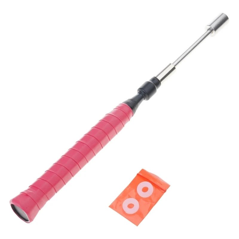 

Профессиональное устройство для силовых тренировок по бадминтону, эргономичная деревянная ручка, тренажер для качелей для бадминтона