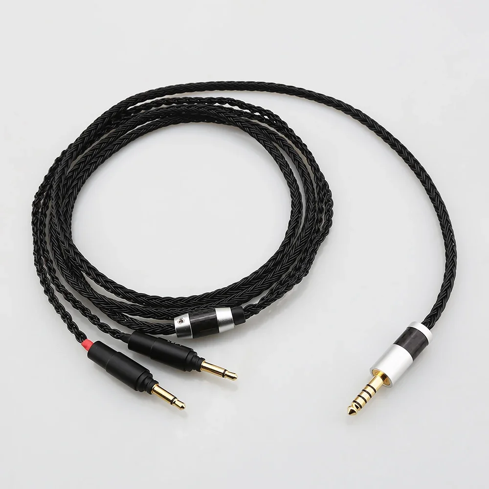 

HIFI Silver Plated Earphone Upgrade Cable 3.5mm/2.5mm/4.4mm XLR 16 Cores OCC for Yamaha YH-5000SE Headphone Audio Cable