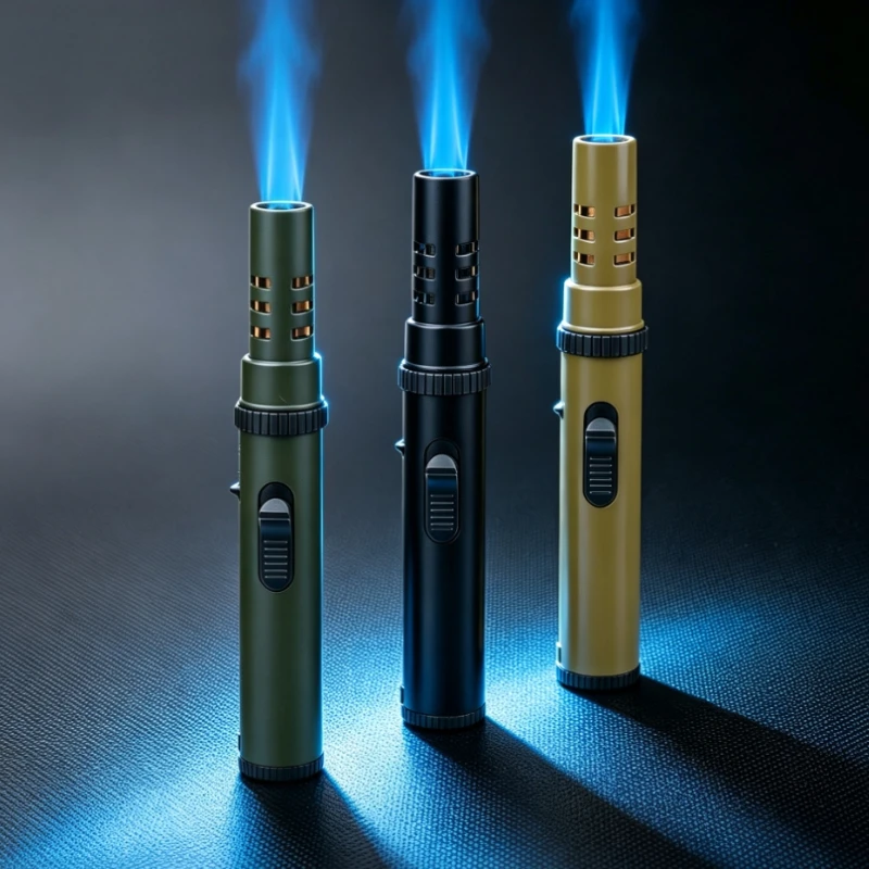 Portable Outdoor Camping Ignition Tool Outdoor 1200°C High‑Temperature Direct‑Jet Torch Cigar Lighter,  smoke accesoires