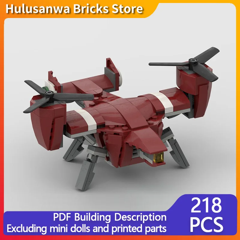 

Роботизированная грузовая модель VTOL MOC, строительные кирпичи, военное оборудование, модульные технологии, подарки, праздник, сборка, детские игрушки, костюм