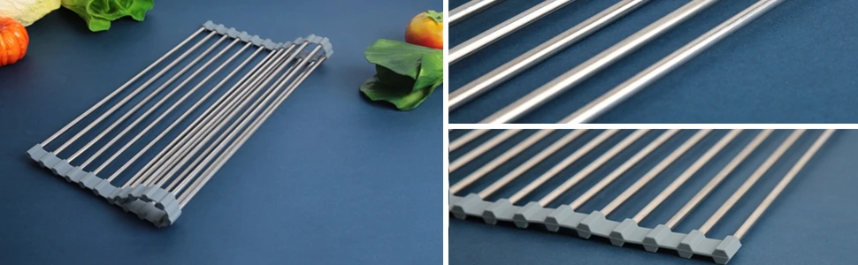 roll up dish drying rack for kitchen counter