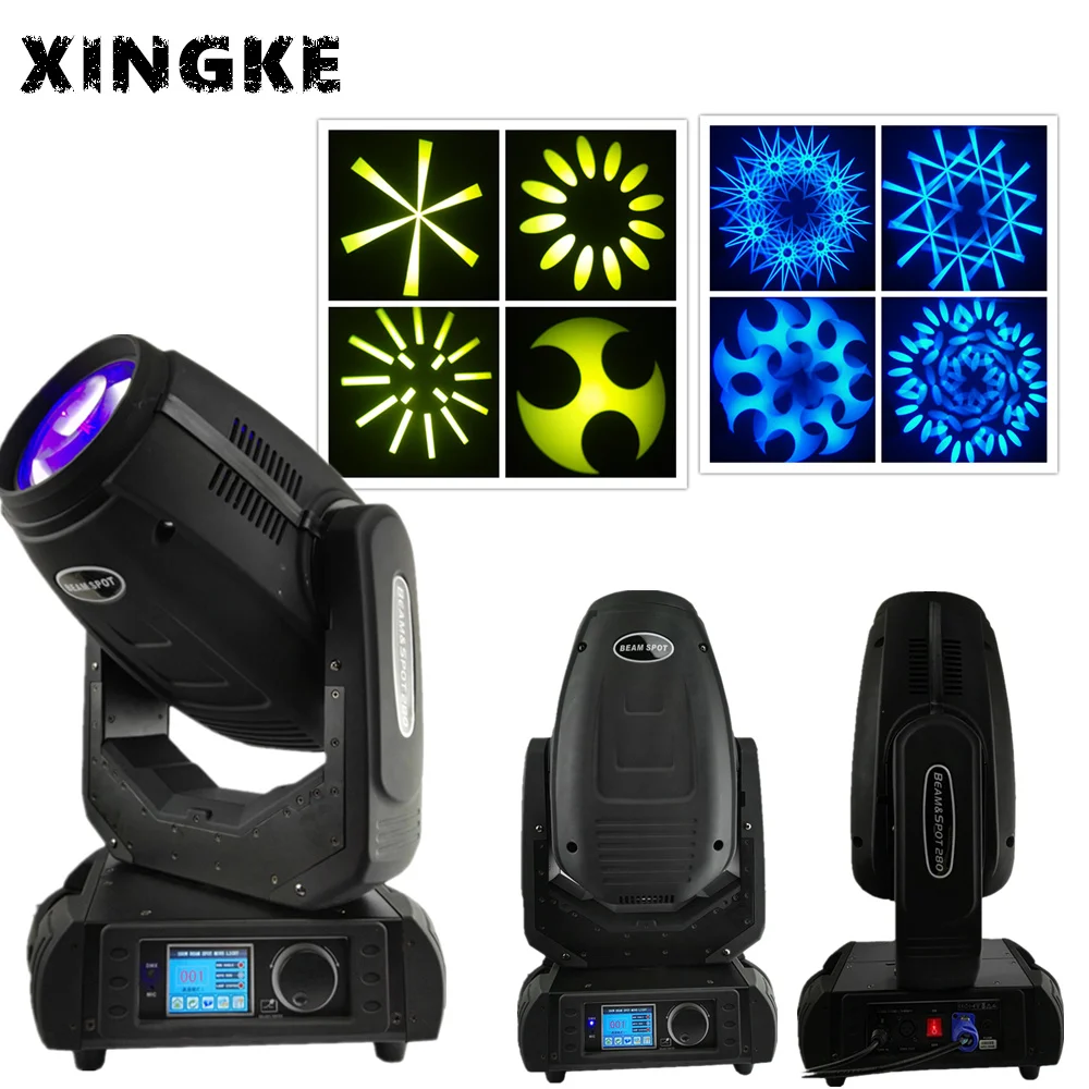 

4PCS/LOT Competitive Price for 10R 280W Robin dmx512 Beam Spot Wash 3in1 Moving Head Light