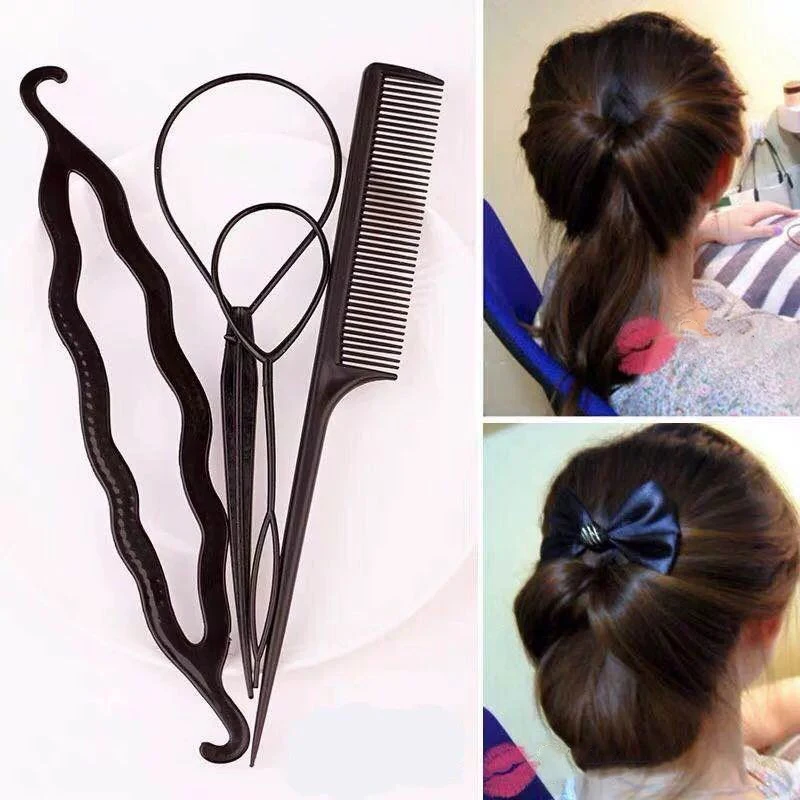 

1Set French DIY Braiding Braider Accessories Hair Reel Adult Lazy Braiding Tool Braiding Fixed Hairstyles Salon Tools