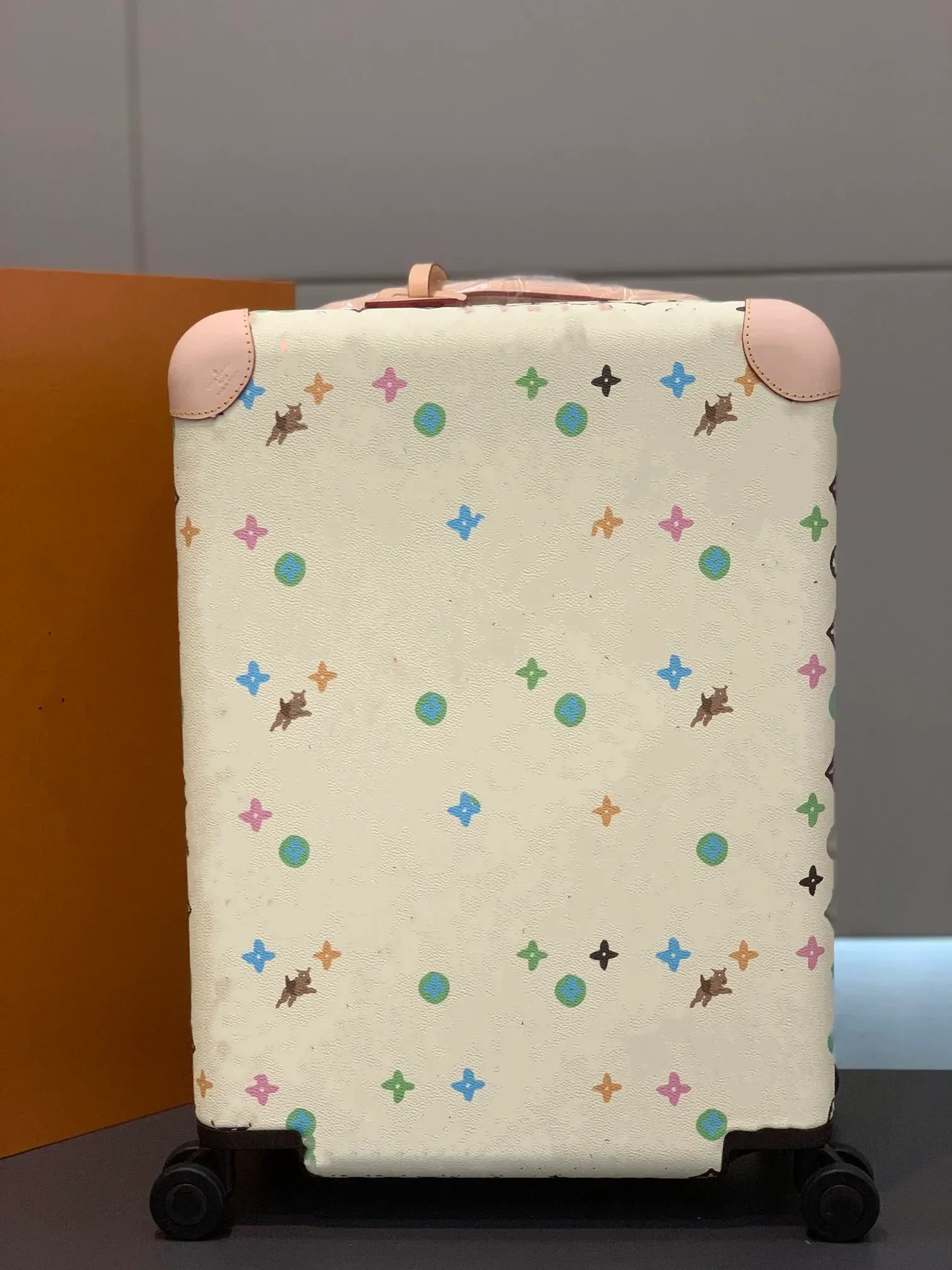 

Чемодан-тележка на колесах 2025 года для путешествий, большой, ручная кладь, багажный бокс