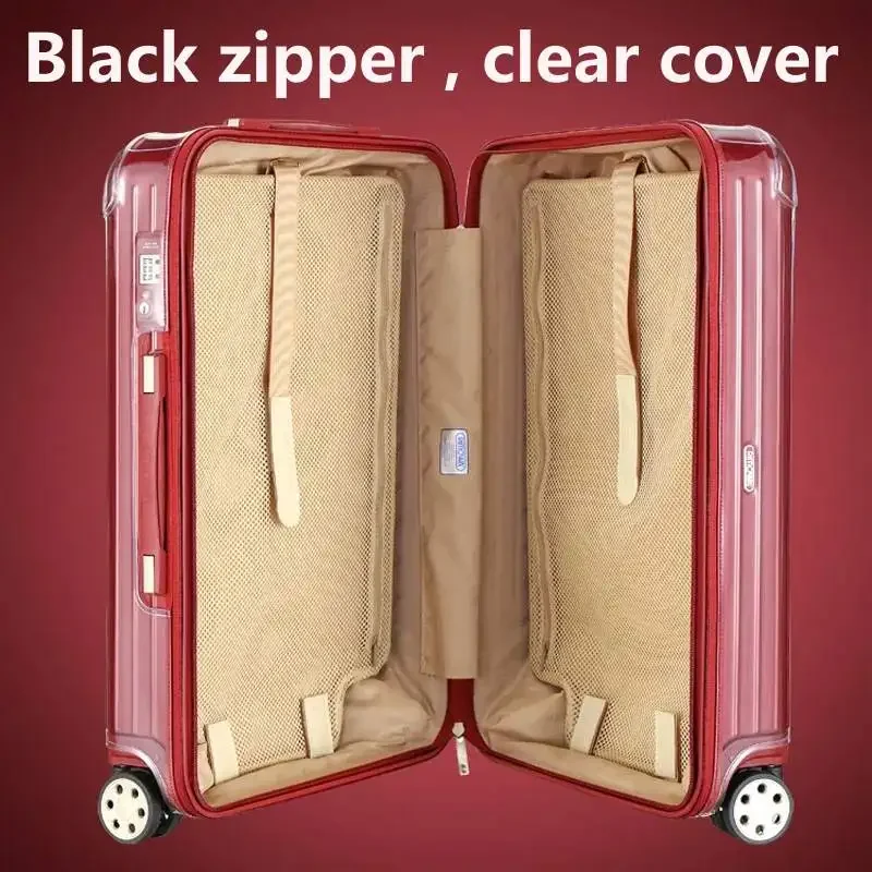 Clear Cover For Rimowa Essential with Zipper High Quality Suitcase Protector Customized Luggage Covers for 20