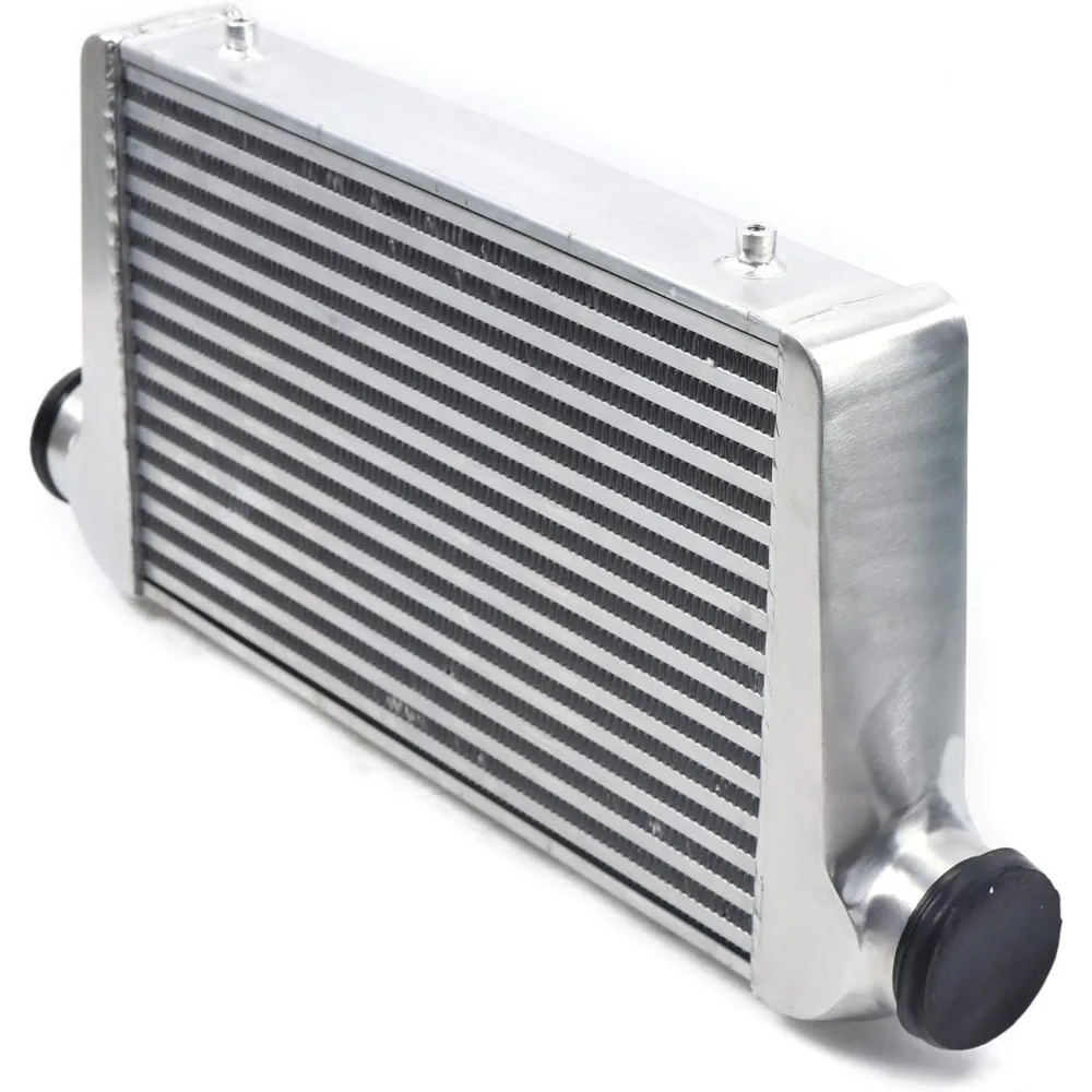 

Silver Aluminum Turbo Intercooler 18×11.5×2.5inch Core - 3inch Inlet/Outlet, 5-50PSI, Hand Welded, High Heat Dissipation