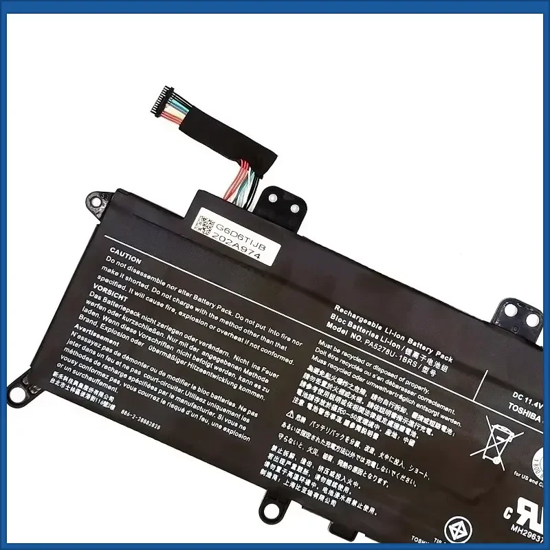 For Toshiba Portégé X30-D-123 X30-F Tecra X40-D-11F X40-E X40-F X40-D-145 Upgrade New 11.4V 48Wh PA5278U-1BRS Laptop Battery