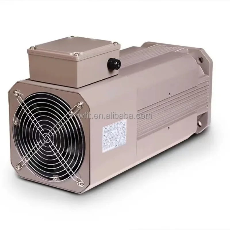 High Performance Spindle Servo Motor 2.2kw Three-phase Rated Speed 1500rpm Max Speed 8000rpm AC Motor for CNC Milling Machine