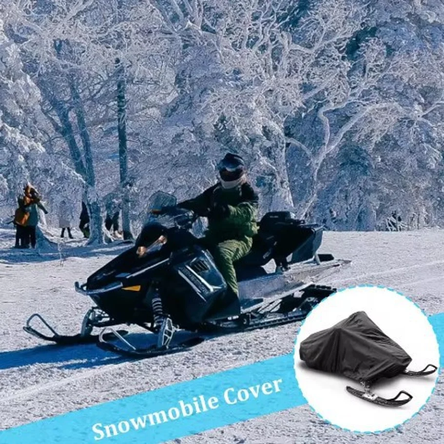 Outdoor Snowmobile Protective Cover Made Of Thickened Oxford Cloth Suitable For All Seasons For Rain Dust, And Water Resistance