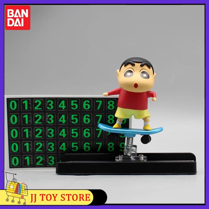 Crayon Shin Chan Anime Figure Mold Cartoon Doll Temporary Car Parking Number Plate Ornaments Kawaii Car Interior Trim Supplies