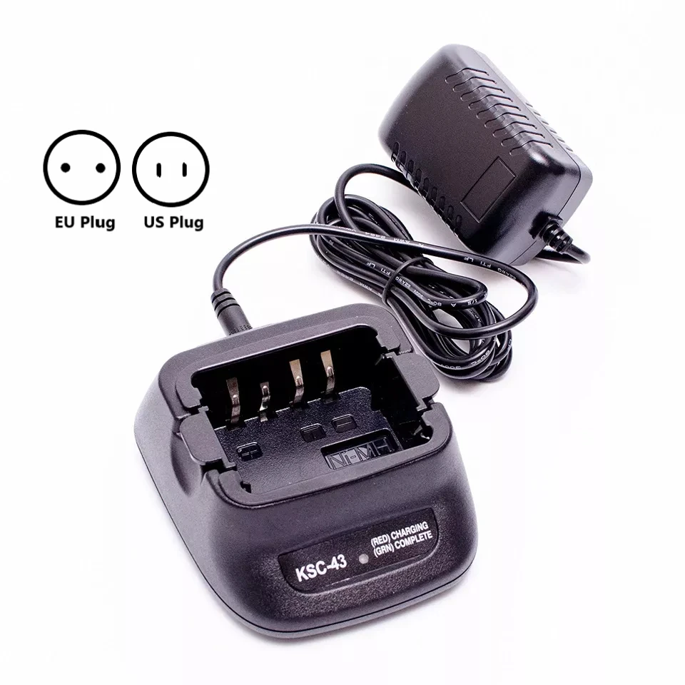 KSC-43 Battery Charger Fast Rate Li-Ion Rapid Charger Single Unit for Kenwood TK3202 TK3300 TK2312 TK3312 TK3402 TK2207 Radio