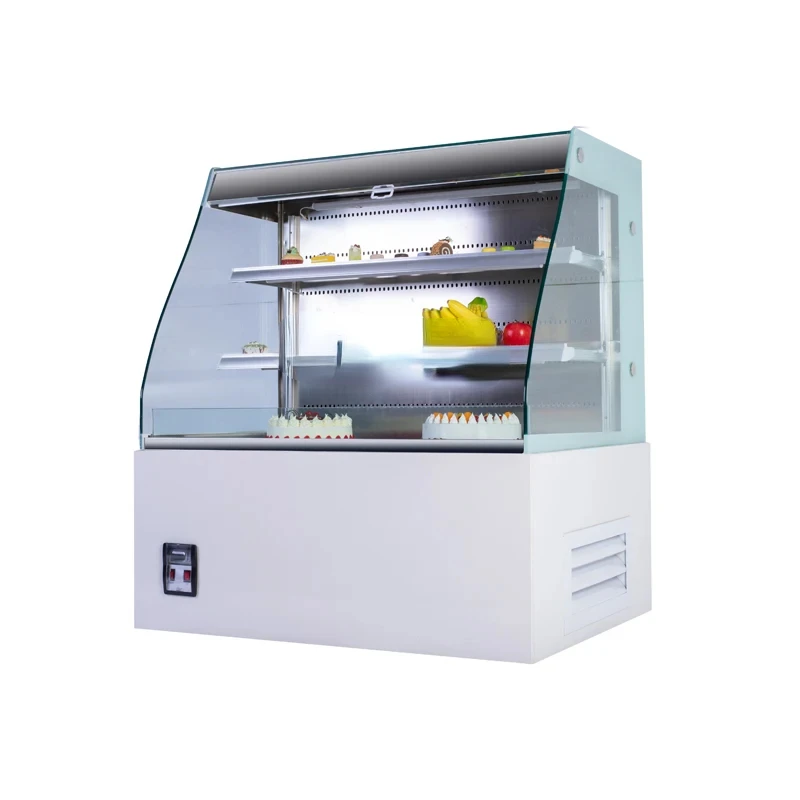 Wind Screen Counter Sandwich Open Cake Counter Refrigerated Display Cabinet Freezer Spicy Hot