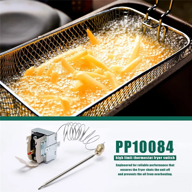 

【New-Sale】PP10084 Frying Fryer Switch High Limit Thermostat 1/4" Thread Mpt For Pitco Stuff For VF35 MGII SG14 35C 45C+ 18S 18 E