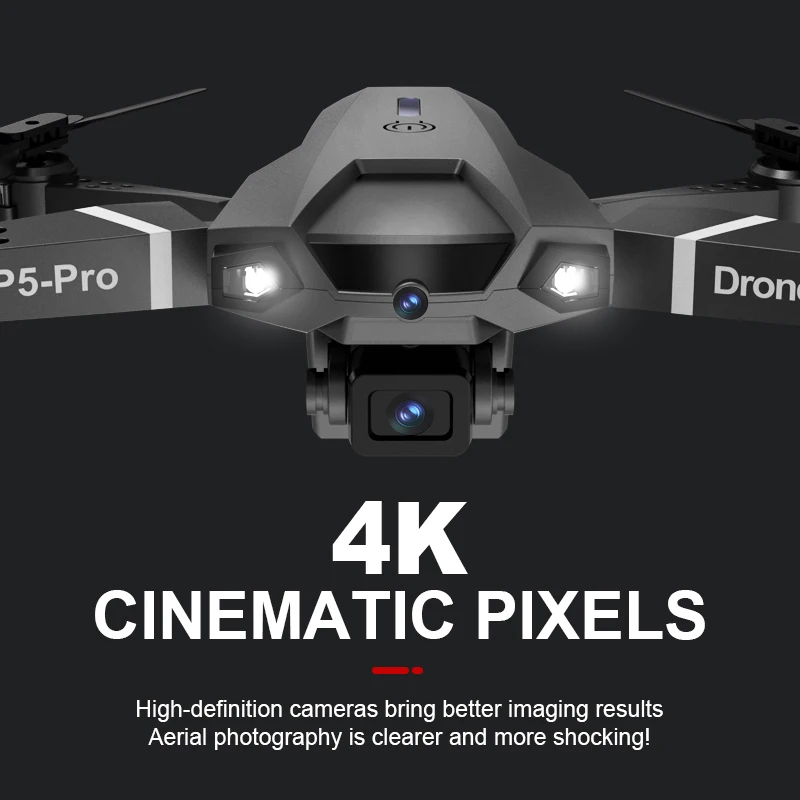 P5 Mini Drone 4K 1080P HD Camera Fpv Drone Wifi Wireless Remote Control Foldable Quadcopter RC Drone Kids Toy Boy Birthday Gift
