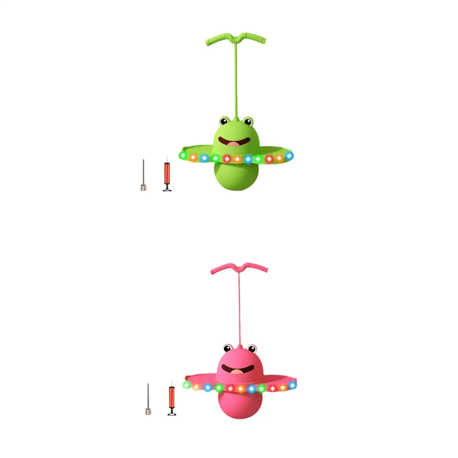 Pogo Jump Ball Jump Board with Ball Pump Kids Funny Frog Children High Jumping