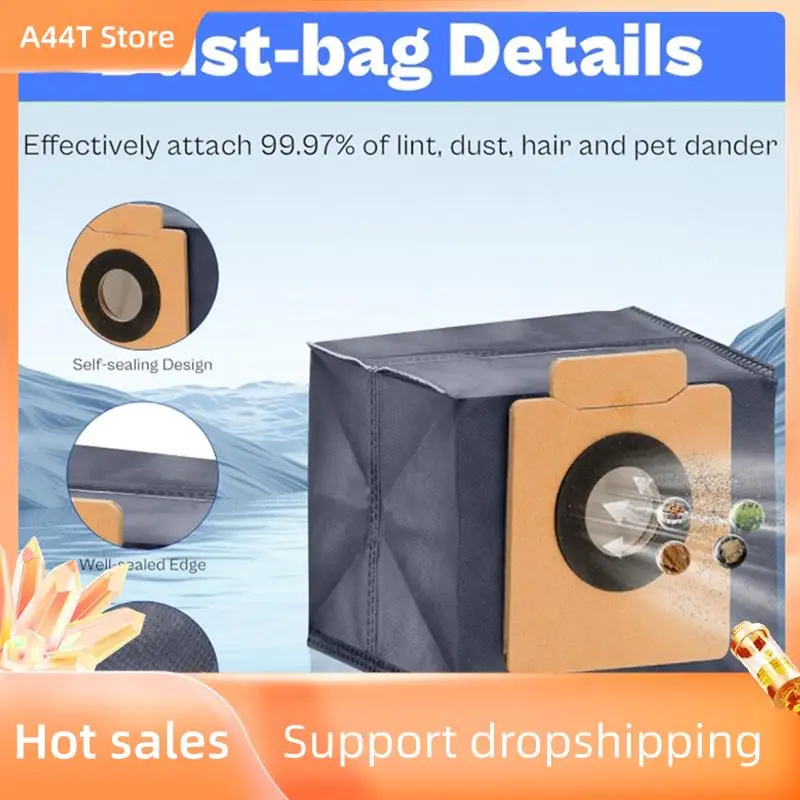 

A44T для Eufy X10 Pro Omni, аксессуары для пылесоса, роликовая боковая щетка, фильтр, накладка для швабры, мешок для пыли, сверхпрочные аксессуары