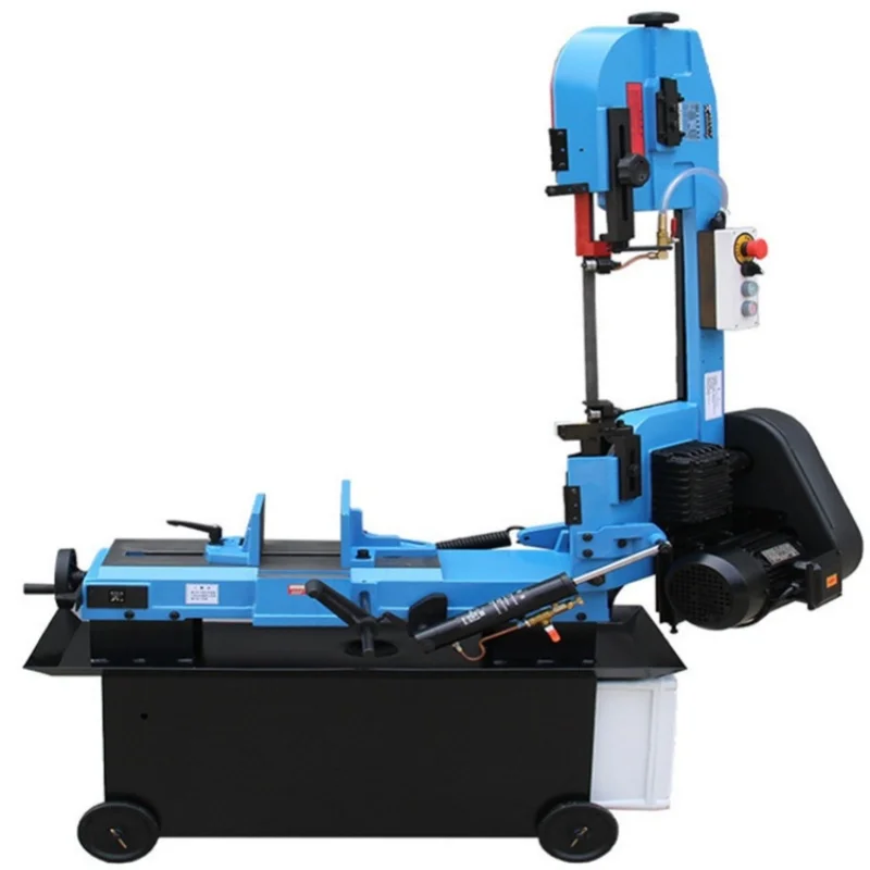 Vertical and horizontal dual-purpose metal band saw, hydraulic water-cooled saw, steel bar and aluminum cutting machine