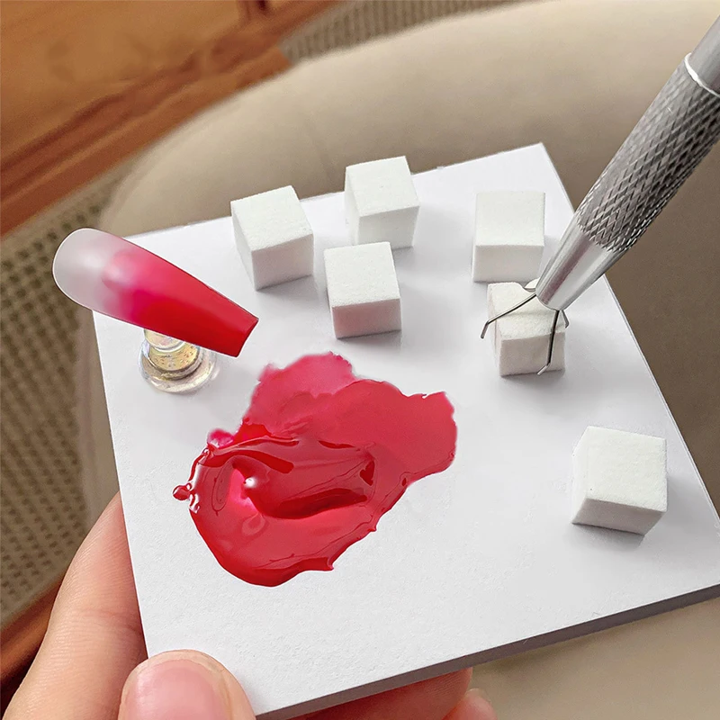 Set de 300-1000 Piezas de Esponja Cuadrada para Uñas, Pinceles de Degradado, Herramientas de Manicura 3