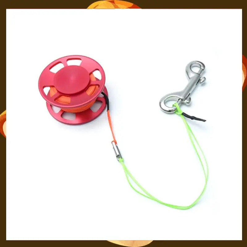 

Scuba Finger Reel Double Buckle Suitable For Diving Snorkeling In Wreck Cave Technology Snorkeling In Wreck Black-T34C