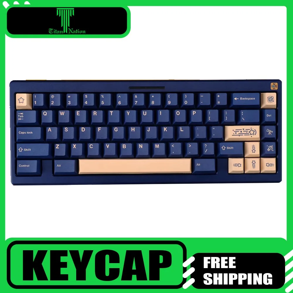 

Колпачки для клавиш Titan Nation, 139 клавиш, PBT, полностью пятисторонняя сублимационная механическая клавиатура, колпачки для клавиш, оригинальная высота, аксессуары для ПК, подарки