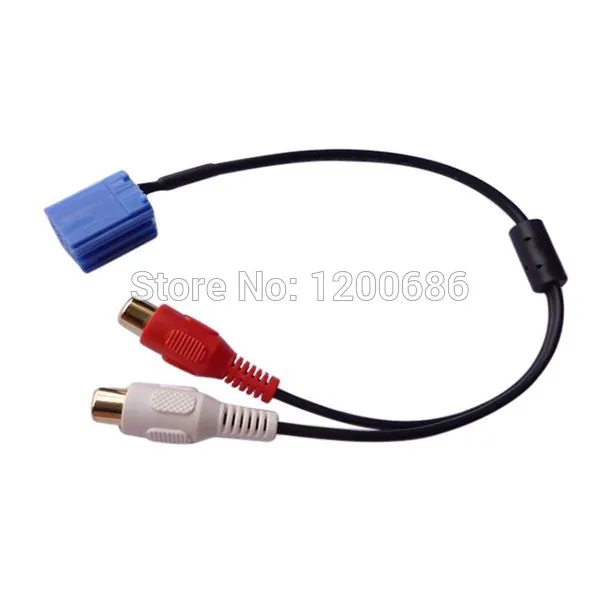 v 8Pin CD Changer vw 2RCA Aux cable Mini ISO Adapt