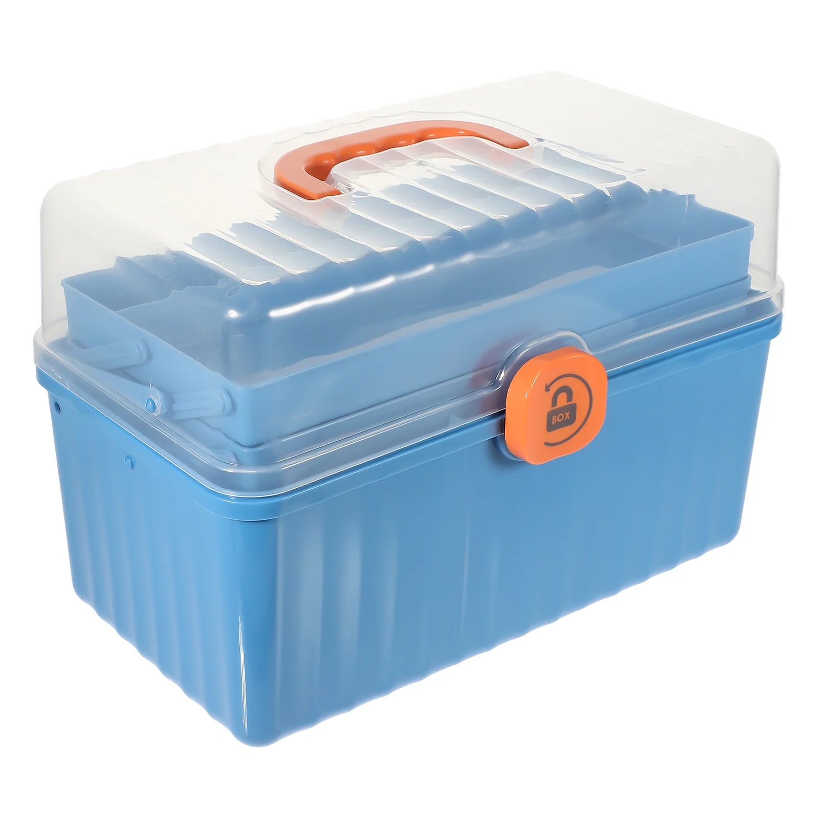 

Large Aid Box Household Medicine Storage Organizer Portable Multi-Layer Case for Travel Outdoor Emergency Medical