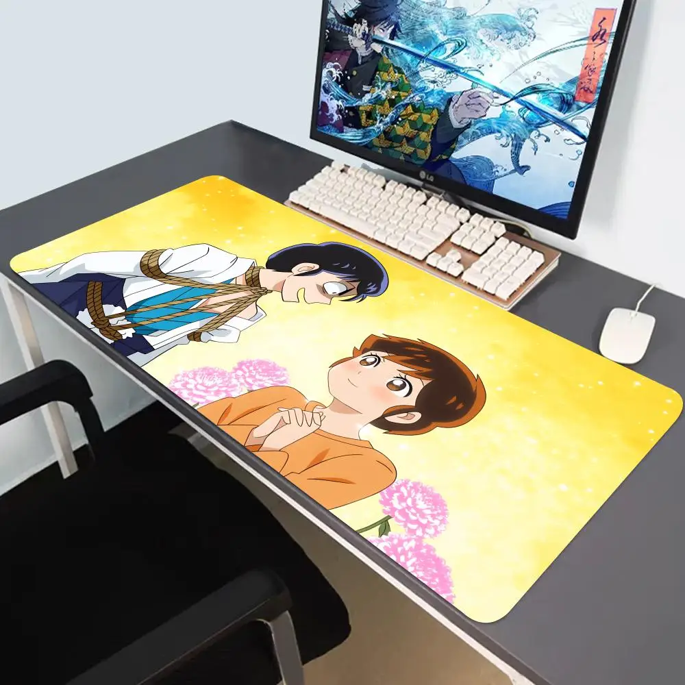 

HYBXAXC Urusei Yatsura Anime Mouse Pad LockEdge Anti-slip Rubber DeskPad for Gamers Computer Accessories Mousepad Laptop