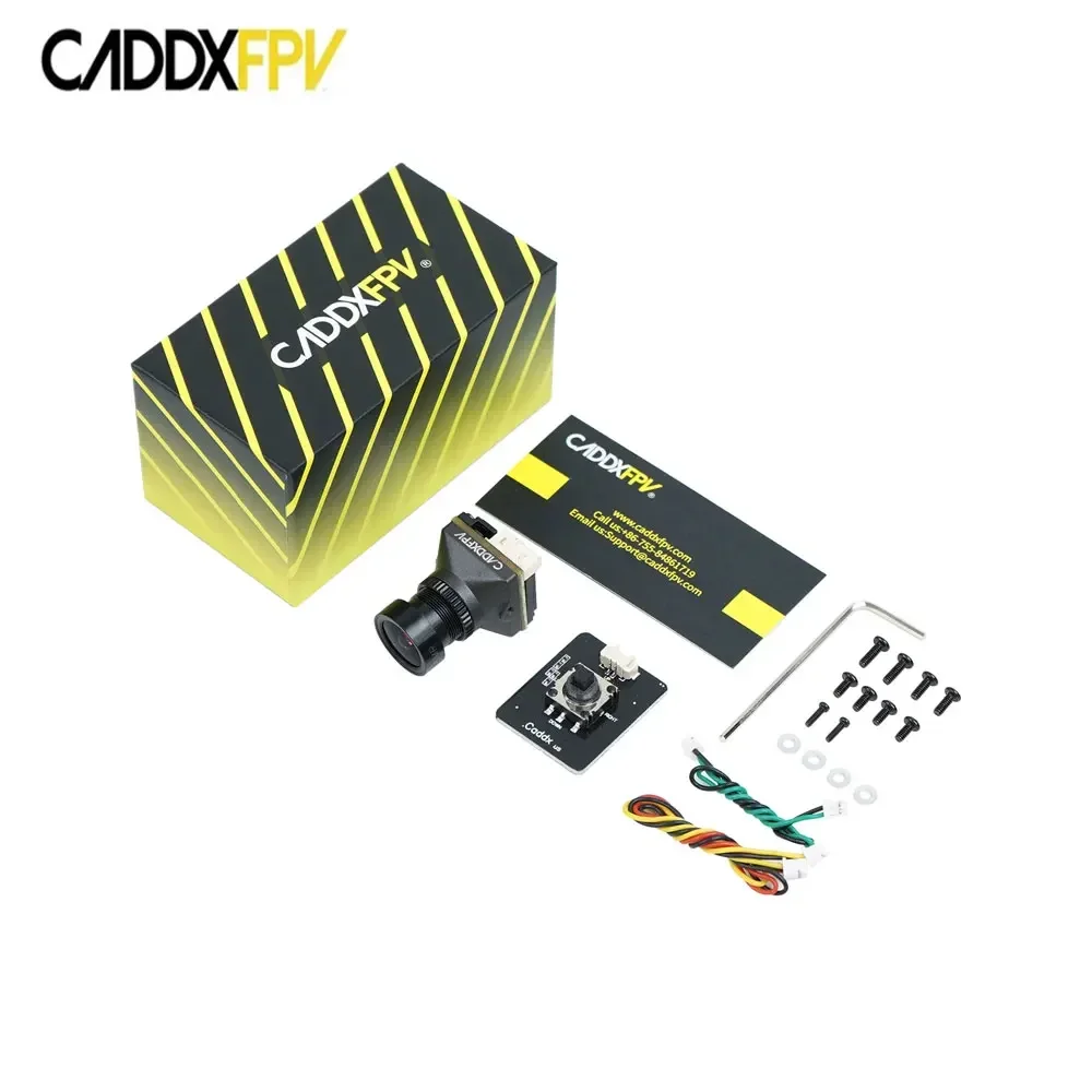 Kamera FPV Caddx Ratel PRO 1500TVL 16:9/4:3 NTSC/PAL FOV125 ° Kamera nocna Blacklight do drona wyścigowego FPV