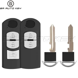 2/3Buttons Remote Smart Car Key Fob For Mazda CX5 CX7 MX5 Axela Miata Keyless-Go 315Mhz ID49 Chip SKE13D01 SKE13D02