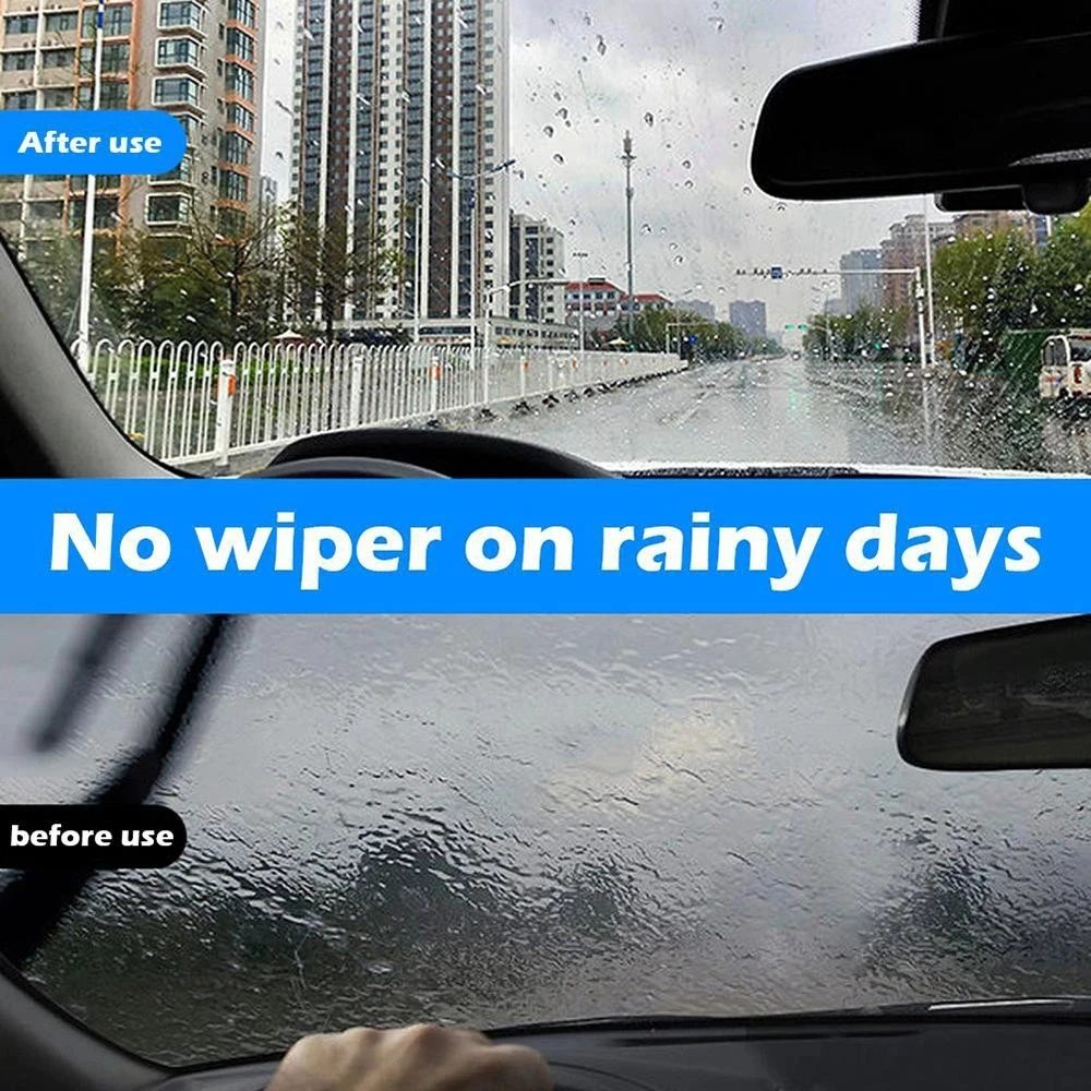 Anti-Rain for Cars Glass Water Repellent Spray Long Lasting Ceramic Windshield Nano Hydrophobic Protection Coating HGKJ S2