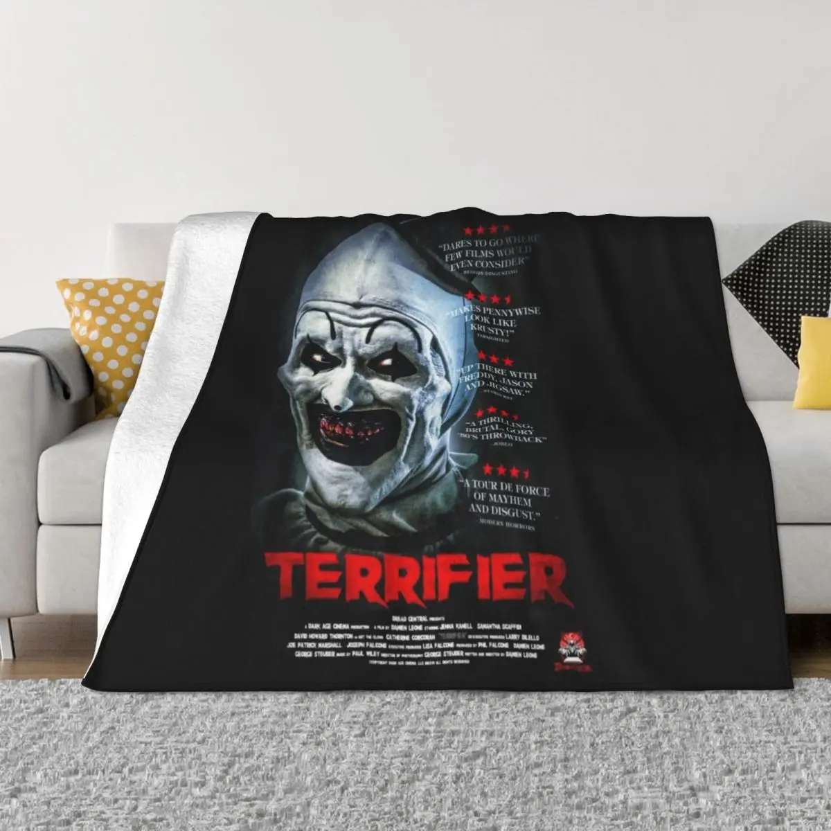 

TERRIFIER Throw Blanket Quilt Heavy Polar Bed Fashionable Blankets