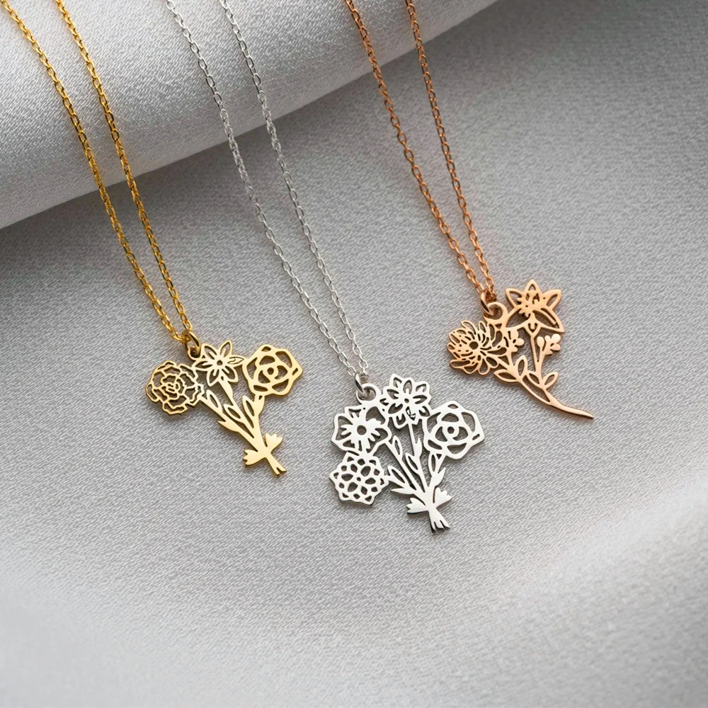 Collier personnalisé avec Bouq - Birth Flower Necklace avis et prix