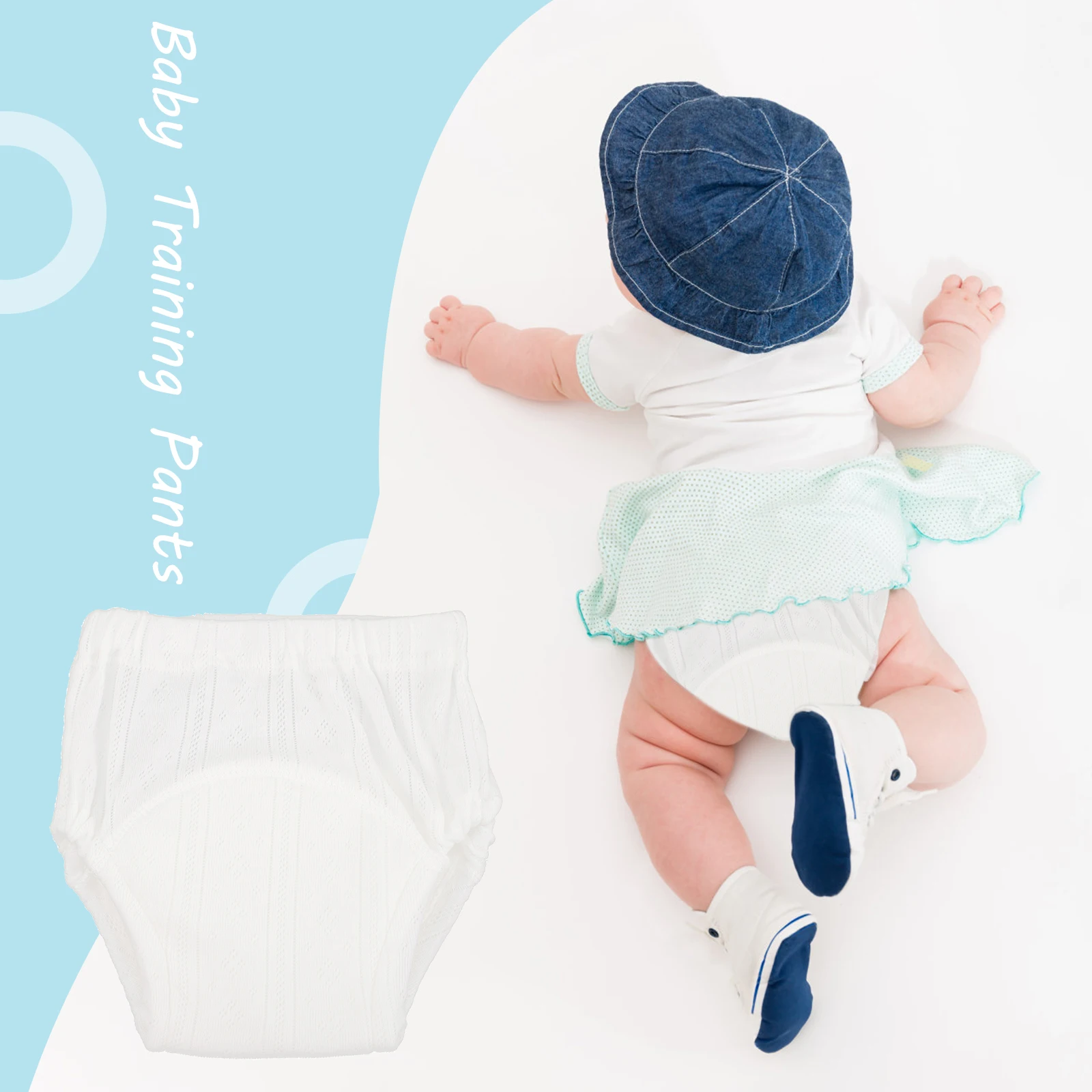

5 Pcs Baby Pull Pants Training Underpants Cotton Potty Boys Waterproof Toddler Washable Toilet