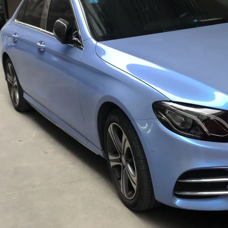 

ПЭТ-стойкая виниловая пленка для автомобиля серого цвета металлик