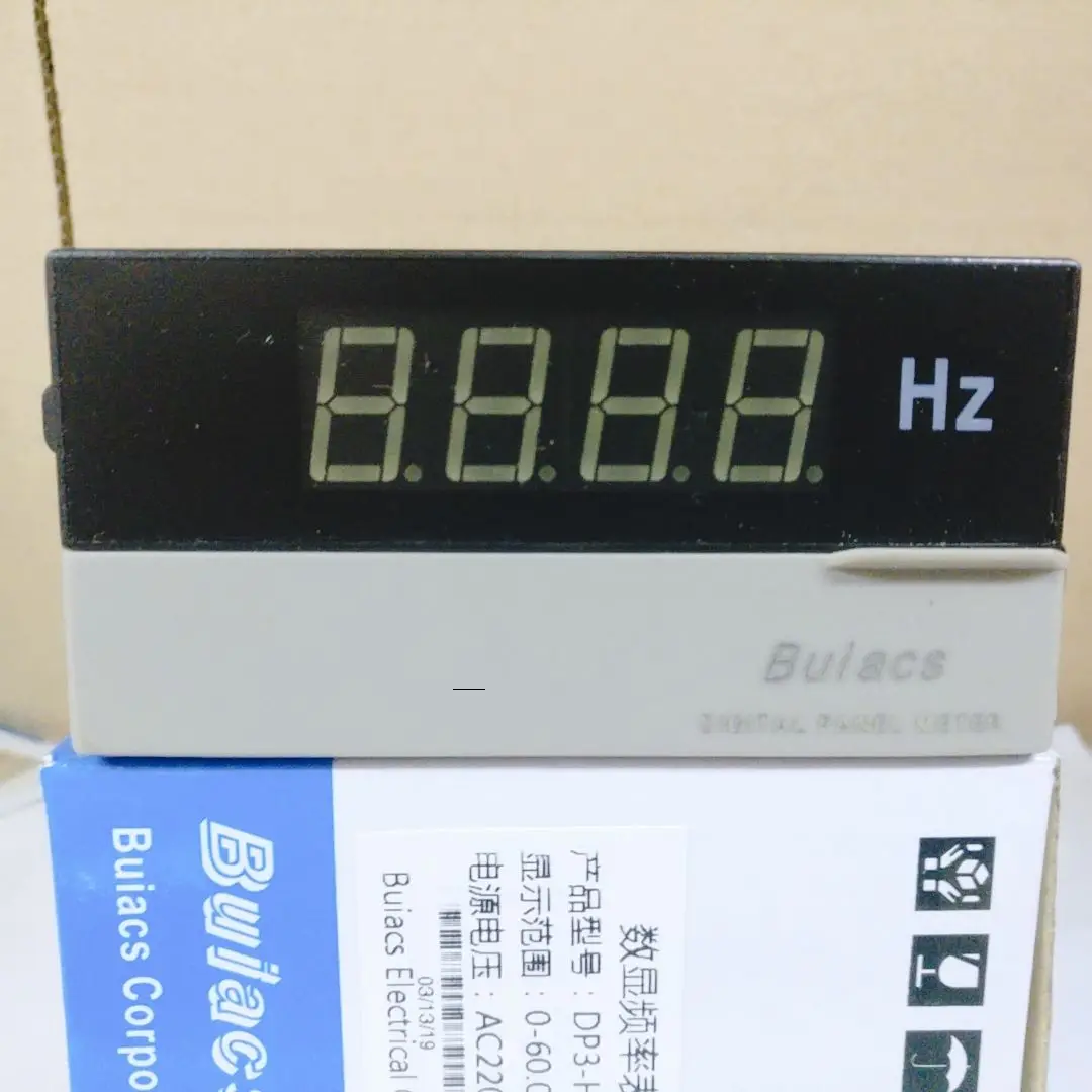 Jianli BUIACS Digital Display Frequency Measurement Meter DP3-HZ 10V/60HZ