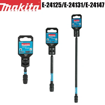 Makita Impact สีดําเพลาหกเหลี่ยมแขน Chuck Bit Holder Extension Rod เครื่องมืออุปกรณ์เสริม E-24125/E-24131/E-24147