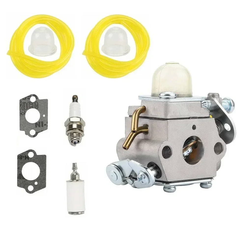 Kit de carburador para cortacésped Homelite RBC30SET RLT30CET RLT26CDS RBC26SES altamente compatible con el Original