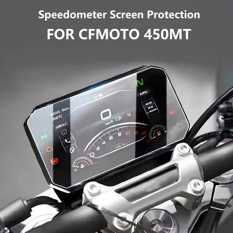 

For CFMOTO CF 450MT MT450 MT 450 MT 2021-2024 2023 Speedometer Cluster Screen Scratch Protection Film Dashboard screen Protector