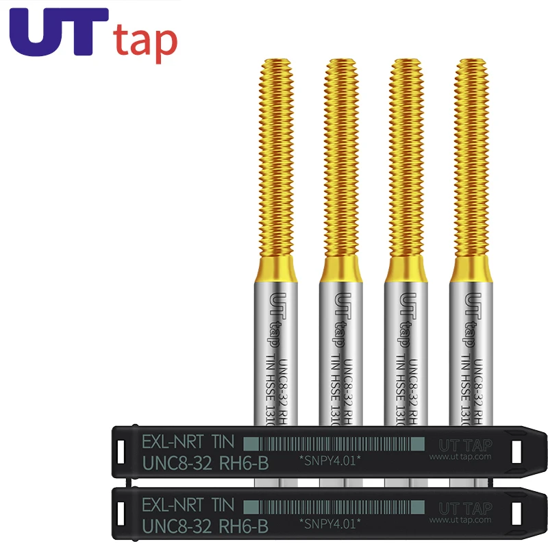 UT TAP HSSE-M42 JIS Standard TIN Coating Roll Forming Tap UNC 2-56 4-40 6-32 10-24 12-24 1/4 3/8 Machine Screw Thread Taps