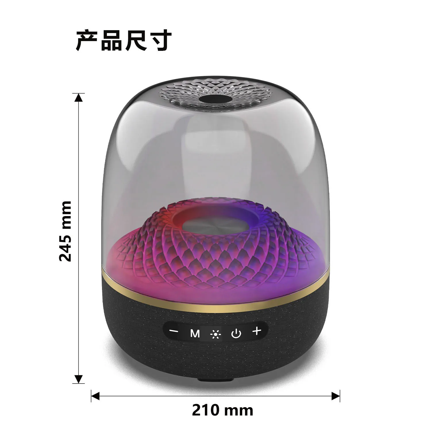 haut-parleur-bluetooth-lp90pro-de-5eme-generation-grand-fini-brillant-avec-subwoofer-pour-ordinateur-de-bureau-l98-eclairage-d'ambiance-audio