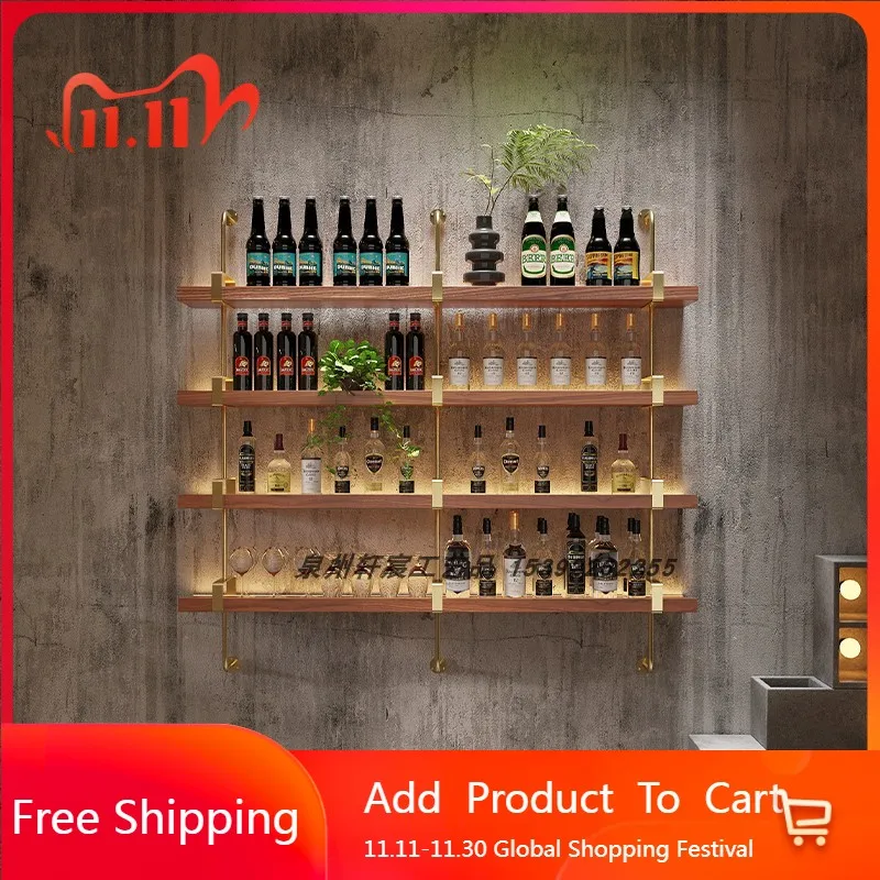 

Wall Mounted Display Wine Cabinet Rustic Antique Outside Storage Wine Cabinet Bakers Rustic Tall Modern Metal Estante Furniture