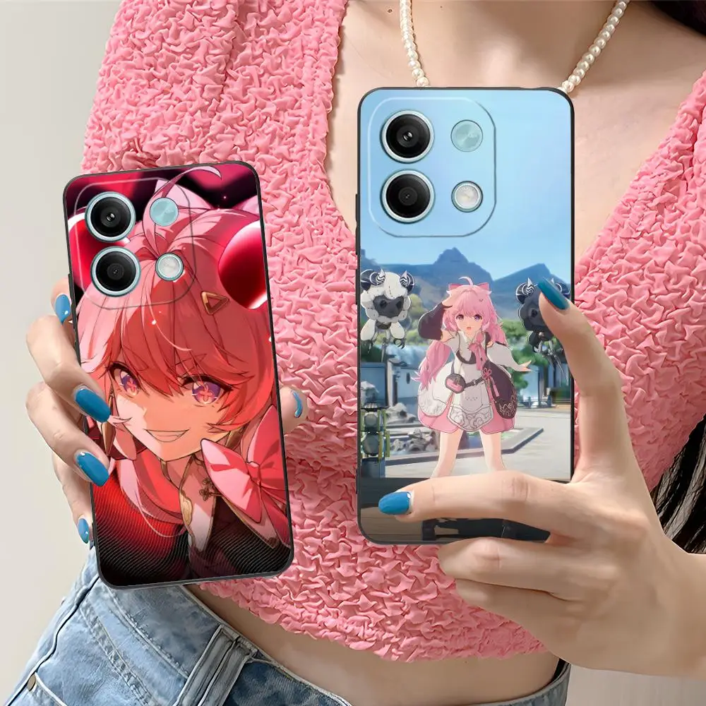 

Чехол для телефона Wuthering Waves Encore для Xiaomi Redmi Note 14 13 12 11 A5 3 2 1 Pro Plus 4G 5G с цветной печатью, защитная роскошь