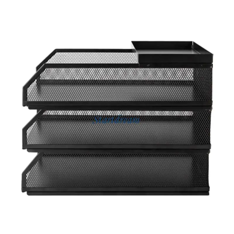 3/4 Tiers Filing Trays Desk Organiser Document Sorter Rack File Holders K92C