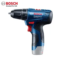 Электрическая дрель Bosch GSR 120-LI 12 В, перезаряжаемая Беспроводная Бытовая отвертка, деревообрабатывающий стальной драйвер, электроинструмент