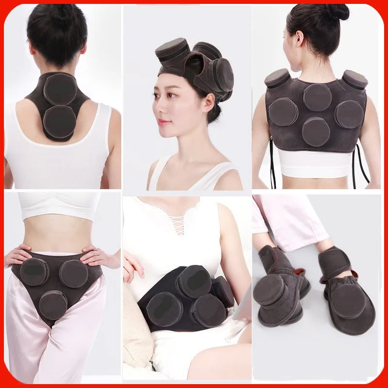 

NEW Smoke-free Suit Ai Zhu Pure Copper Box Portable Cloth Set Multi-purpose Clothing Cover Smoke Free Neck Massager