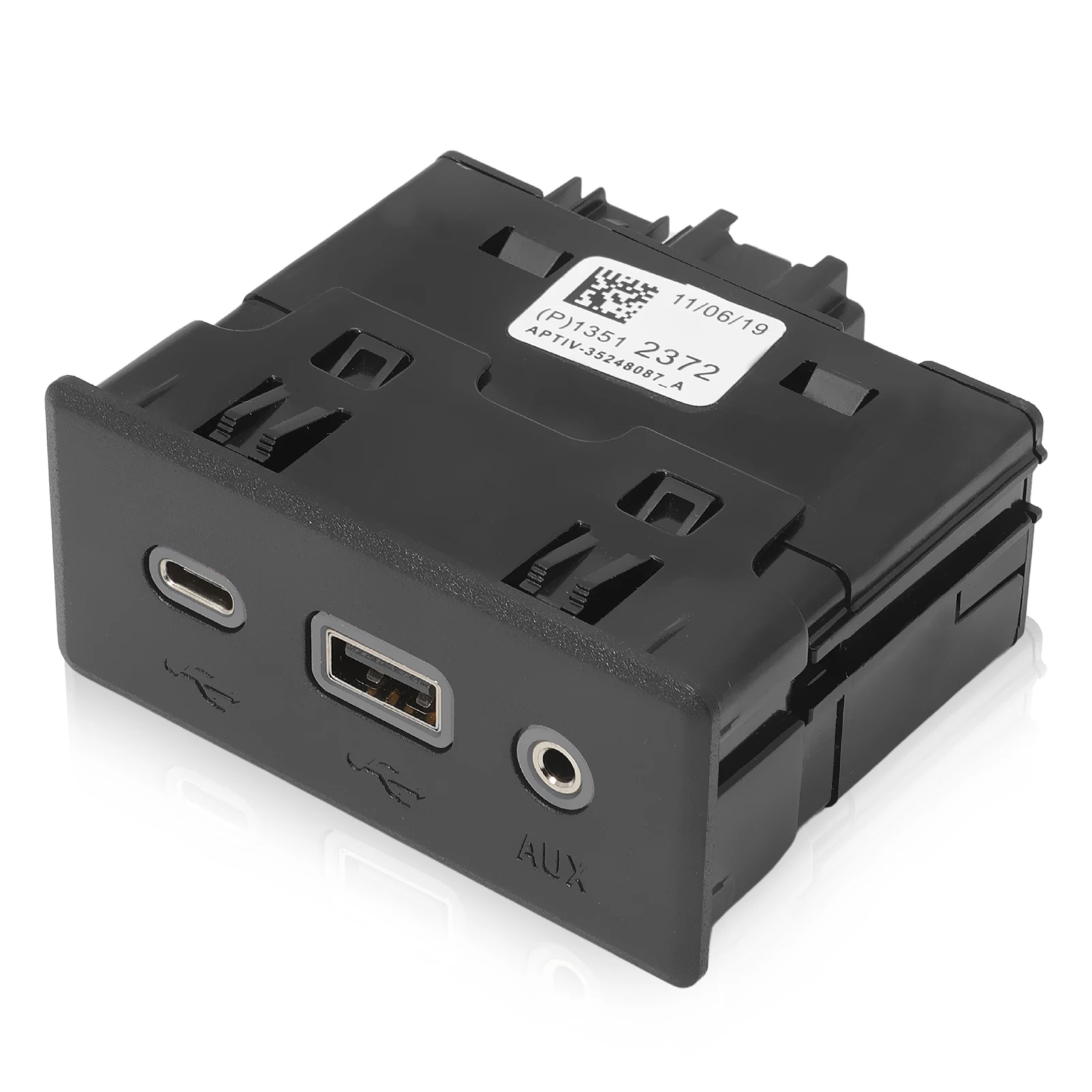 

USB Port Audio Player Receptacle for Malibu Equinox 2019-2024 Terrain 2018-2019 Encore GX 2020-2023 84260037 13512372